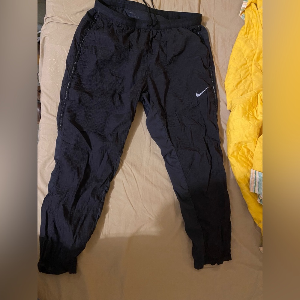 Black Nike running division sweats size large